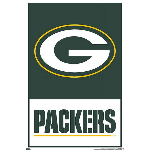 NFL Green Bay Packers - Logo 21 Wall Poster, 14.725" x 22.375"