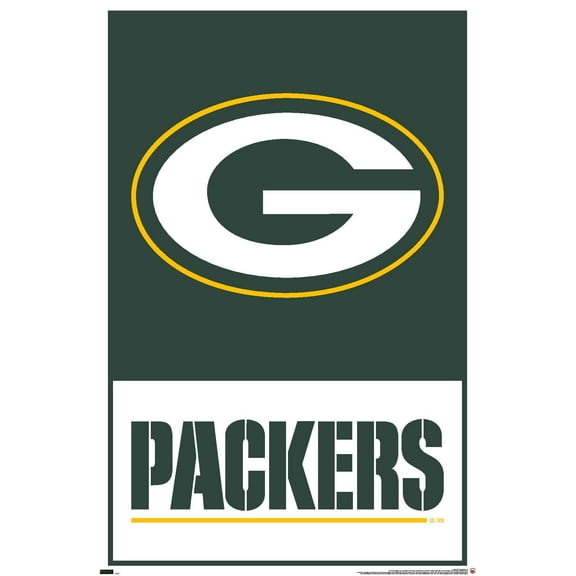 NFL Green Bay Packers - Logo 21 Wall Poster, 22.375" x 34"