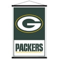 thumbnail image 1 of NFL Green Bay Packers - Logo 21 Wall Poster with Wooden Magnetic Frame, 22.375" x 34", 1 of 5