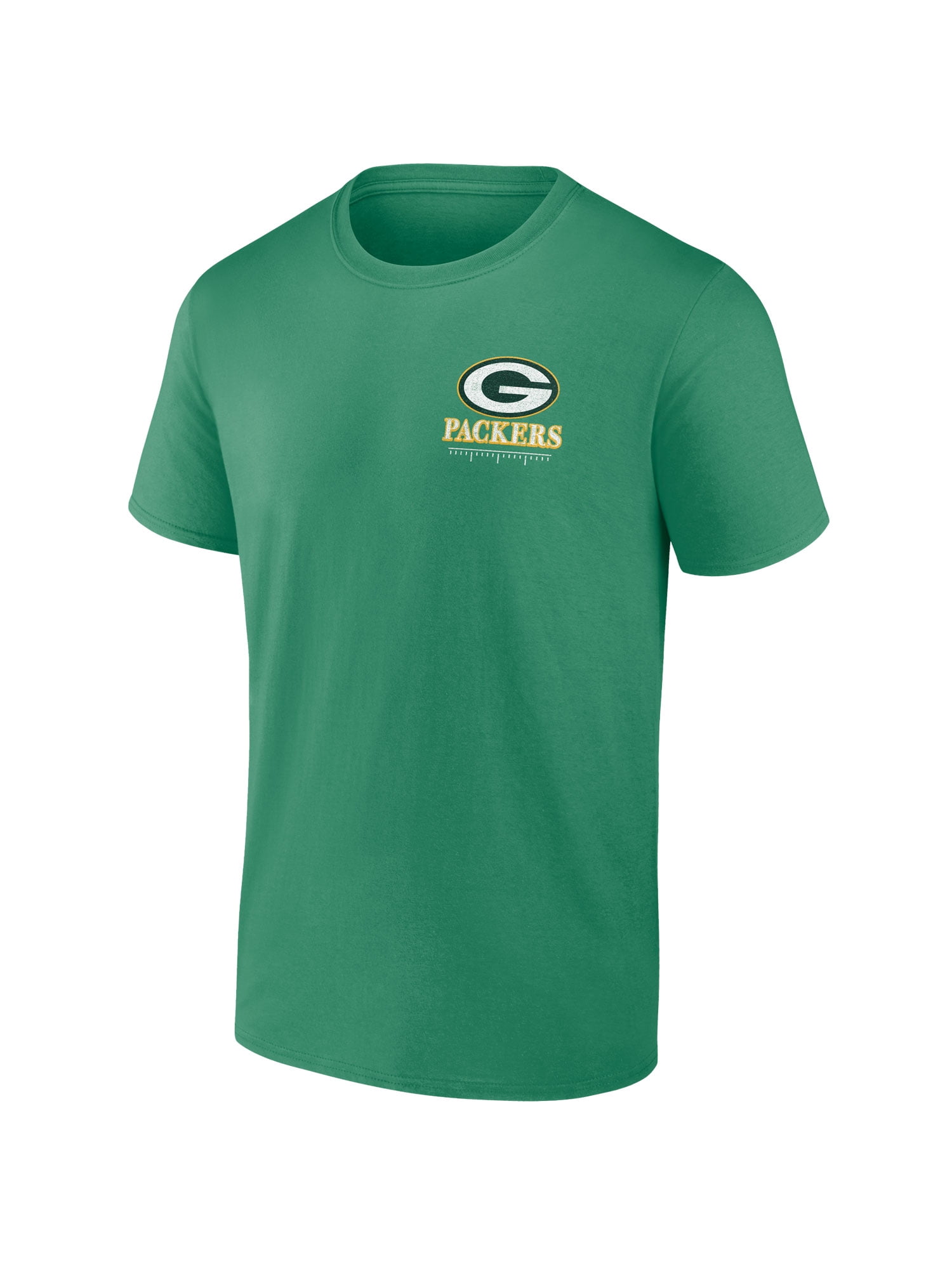 NFL Green Bay Packers Men's Cotton Faded Green Short Sleeve T-Shirt