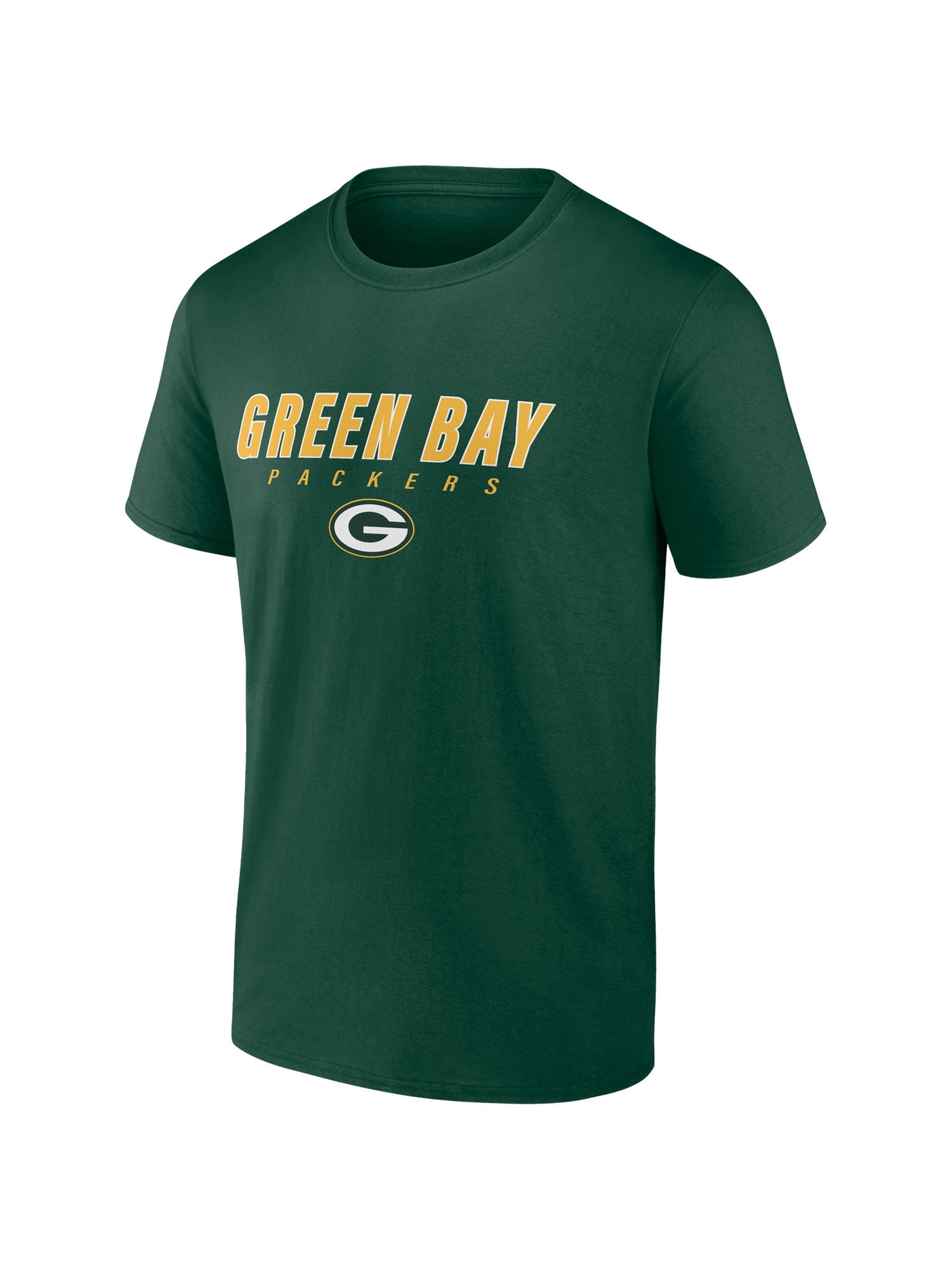 NFL Green Bay Packers Men's Cotton Green Short Sleeve T-Shirt
