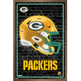 thumbnail image 1 of NFL Green Bay Packers - Neon Helmet 23 Wall Poster, 14.725" x 22.375" Framed, 1 of 5