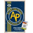 thumbnail image 1 of NFL Green Bay Packers - Retro Logo 14 14.72" x 22.37" Poster, by Trends International, 1 of 3