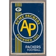 thumbnail image 1 of NFL Green Bay Packers - Retro Logo 14 Wall Poster, 14.725" x 22.375", Framed, 1 of 5