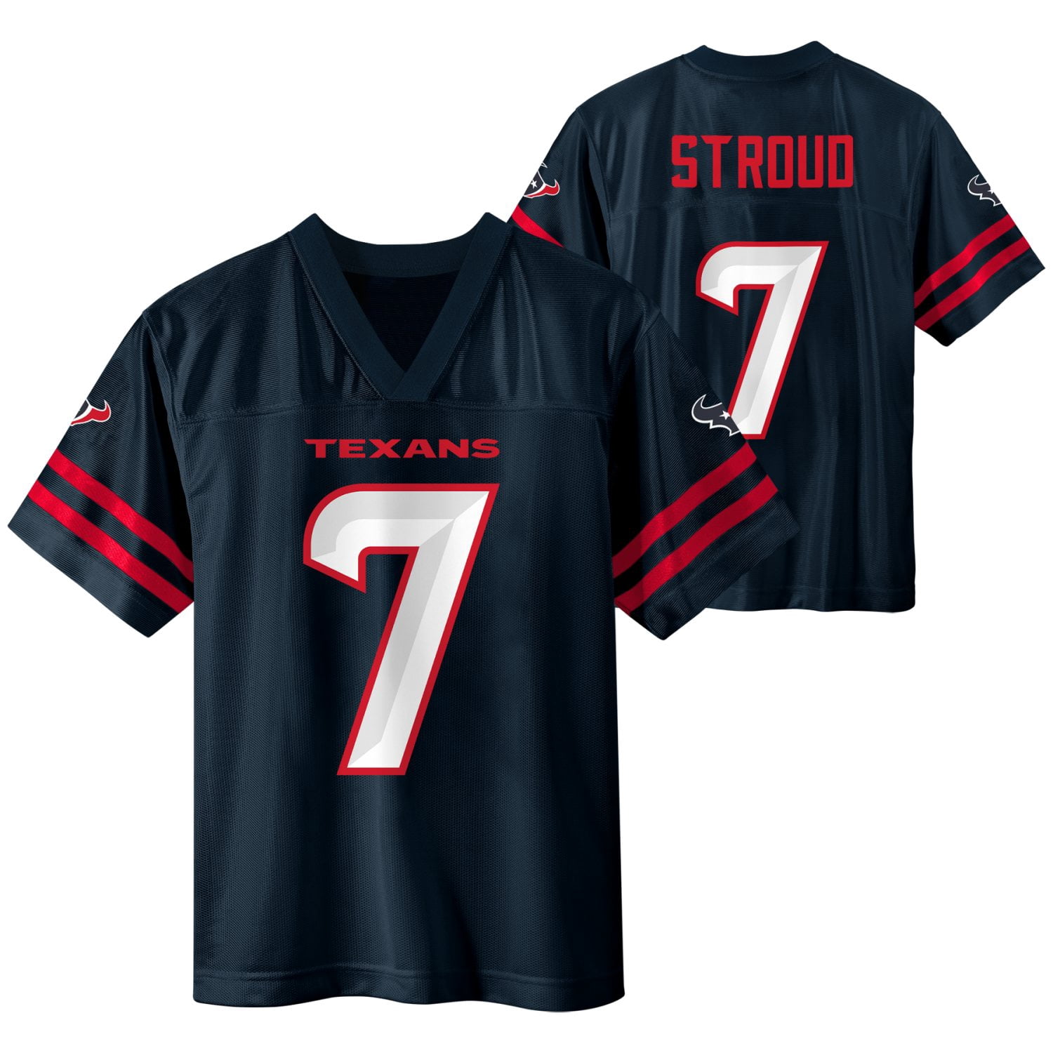 NFL HOUSTON TEXANS Boys Jersey Game Day Fan Apparel -Stroud