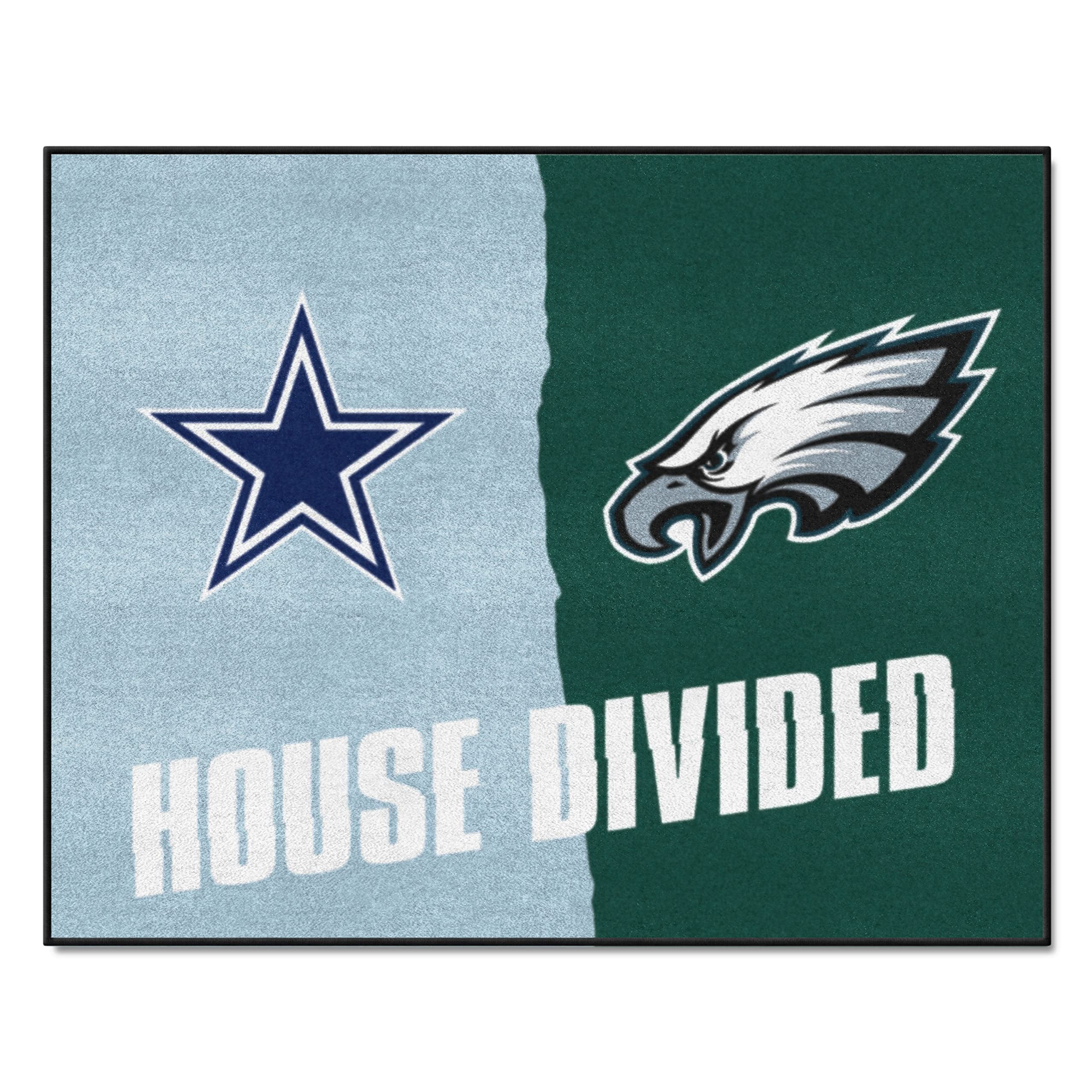 NFL House Divided Cowboys Eagles House Divided Non-Skid Mat