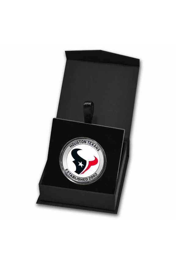 Houston Texans 1 oz Silver Colorized Round (w/Box)