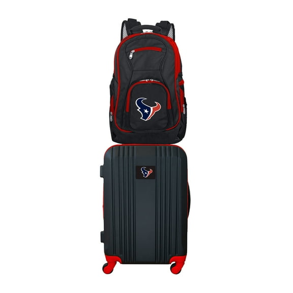 NFL Houston Texans 2-Piece Luggage and Backpack Set