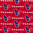 thumbnail image 1 of NFL Houston Texans 58" 100% Polyester Fleece Sports Logo Fabric By the Yard, Red, 1 of 7