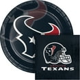 thumbnail image 1 of NFL Houston Texans 9" Paper Plate and 6.5" Napkin Party Kit 48 Count, 1 of 1