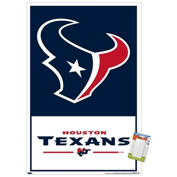 NFL Houston Texans - Logo 21 Wall Poster, 22.375" x 34"