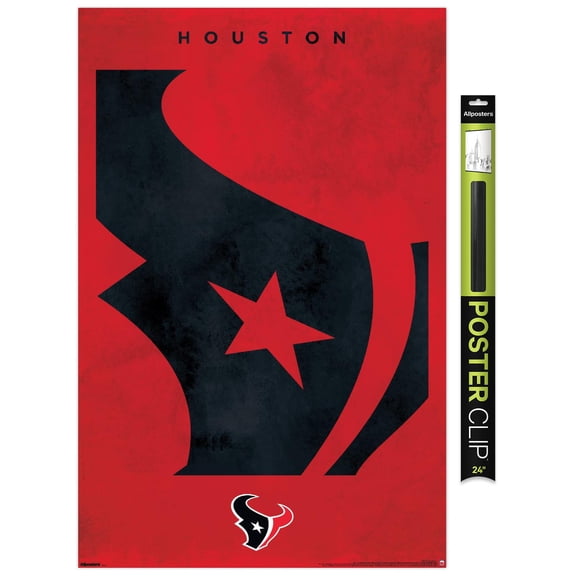 NFL Houston Texans - Logo 25 Wall Poster, 22.375" x 34"