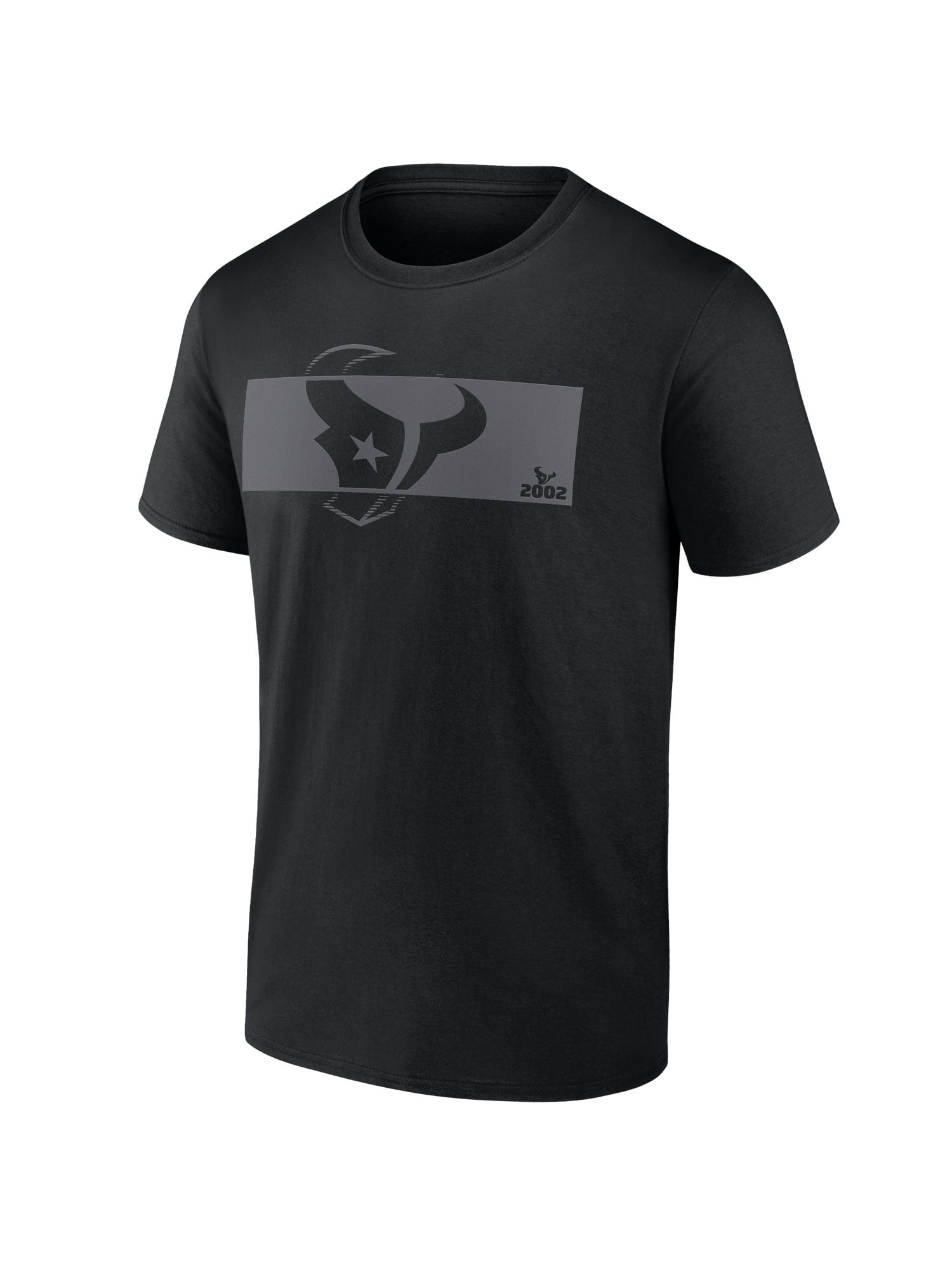 NFL Houston Texans Men's Cotton Black Short Sleeve T-Shirt