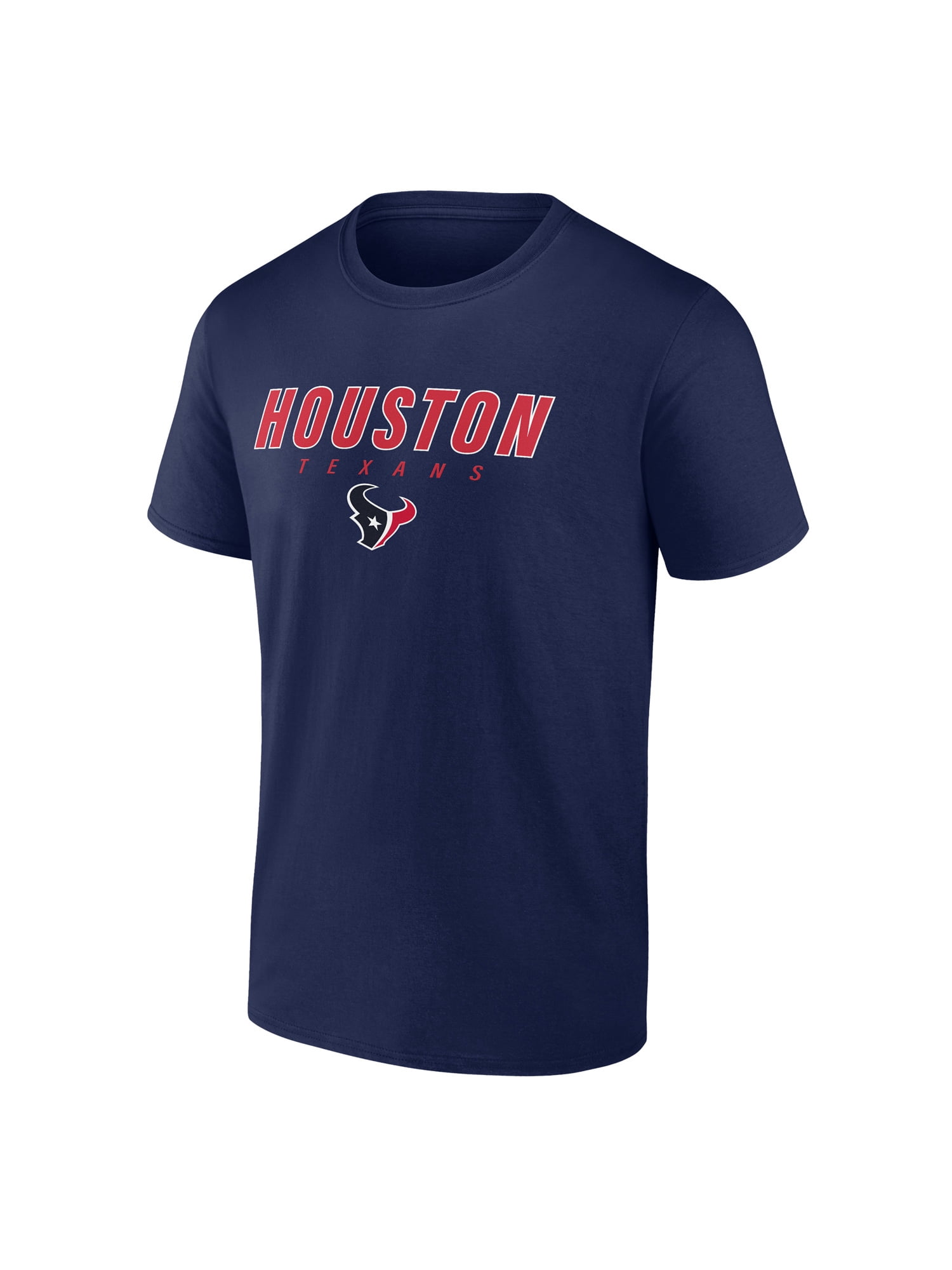 NFL Houston Texans Men's Cotton Navy Short Sleeve T-Shirt