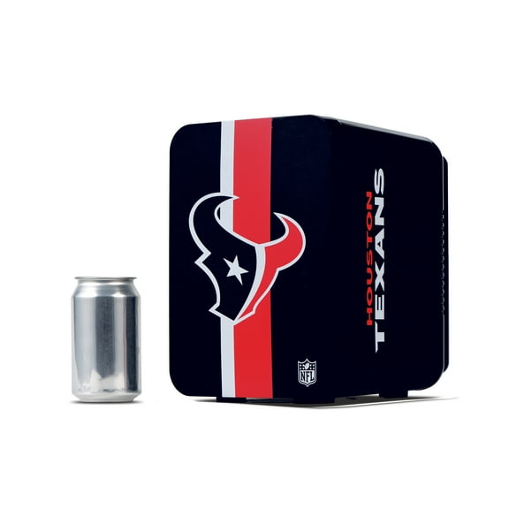NFL Houston Texans Mini Fridge, Deep Steel Blue, 4L, 6 Cans