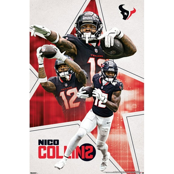NFL Houston Texans - Nico Collins 25 Wall Poster, 22.375" x 34"