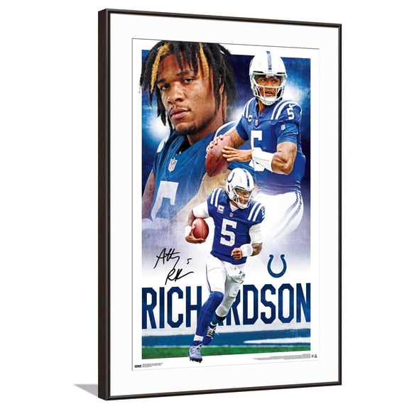 NFL Indianapolis Colts - Anthony Richardson 24 Canvas Wall Poster, 22.375" x 34"