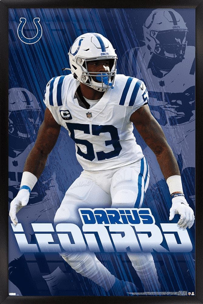 NFL Indianapolis Colts Darius Leonard 21 Wall Poster, 22.375" x 34