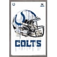 thumbnail image 1 of NFL Indianapolis Colts - Drip Helmet 20 Wall Poster, 14.725" x 22.375", Framed, 1 of 3