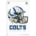 thumbnail image 1 of NFL Indianapolis Colts - Drip Helmet 20 Wall Poster, 14.725" x 22.375", Framed, 1 of 3