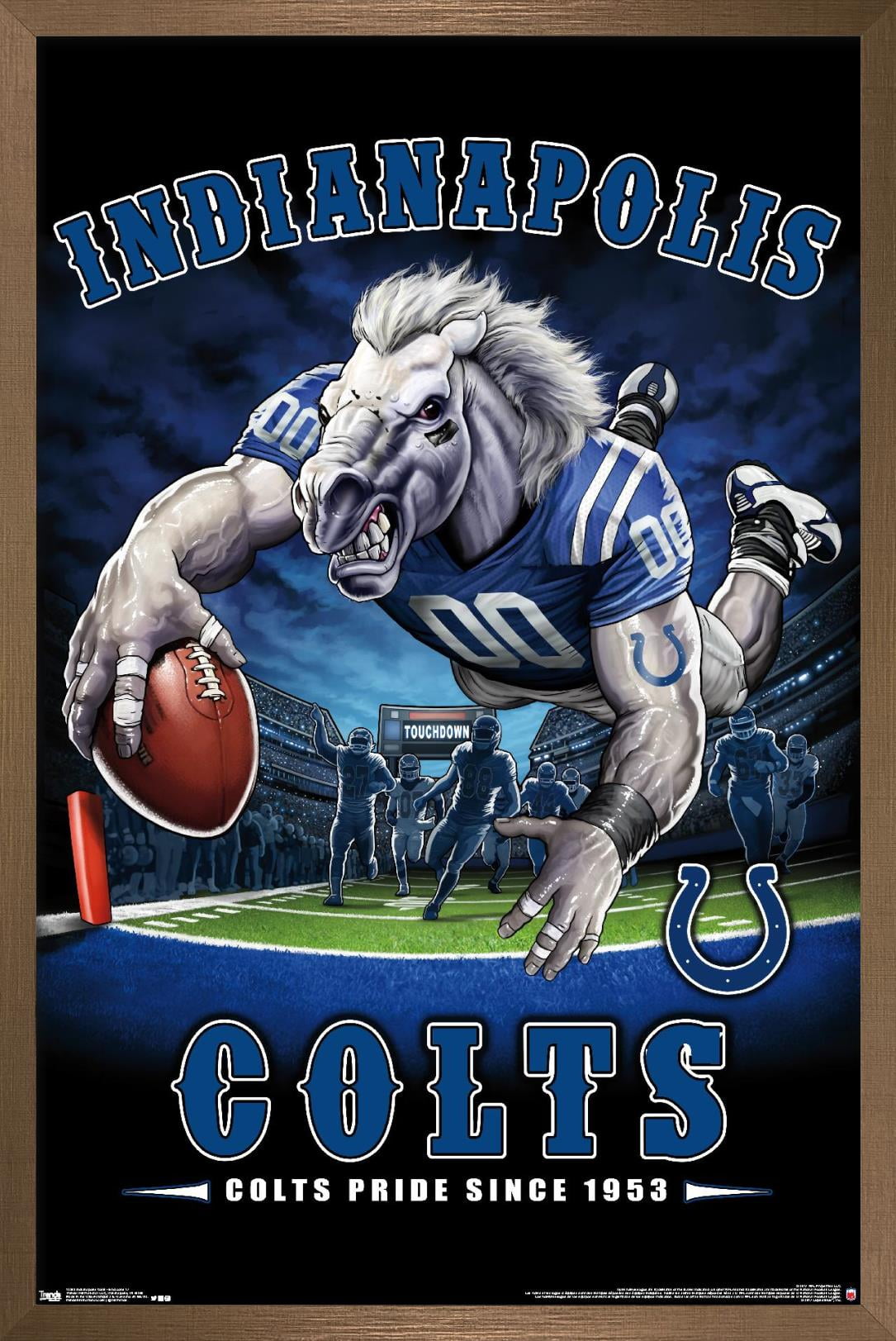 Forever Collectibles NFL Womens Indianapolis Colts Gradient 2.0
