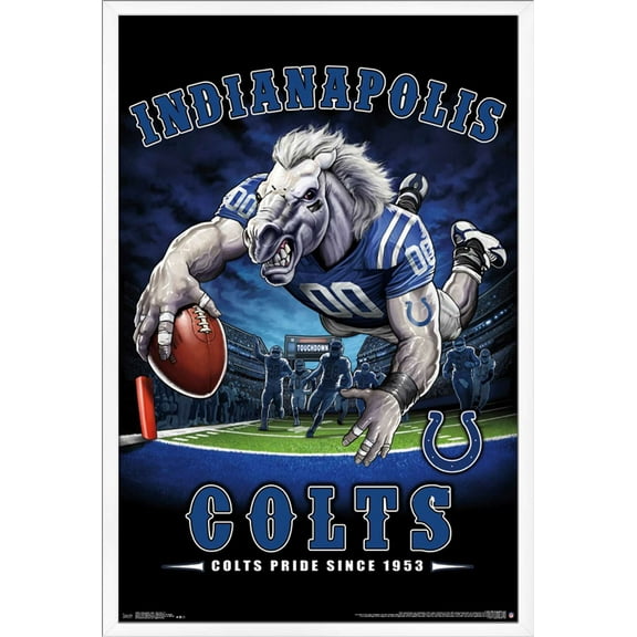 NFL Indianapolis Colts - End Zone 17 Wall Poster, 22.375" x 34", Framed