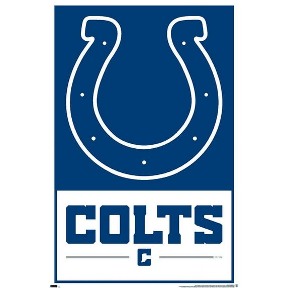 NFL Indianapolis Colts - Logo 21 Wall Poster, 22.375" x 34"