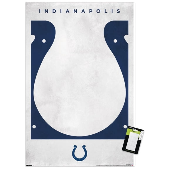 NFL Indianapolis Colts - Logo 25 Wall Poster, 22.375" x 34"