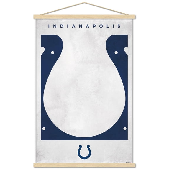 NFL Indianapolis Colts - Logo 25 Wall Poster with Magnetic Frame, 22.375" x 34"