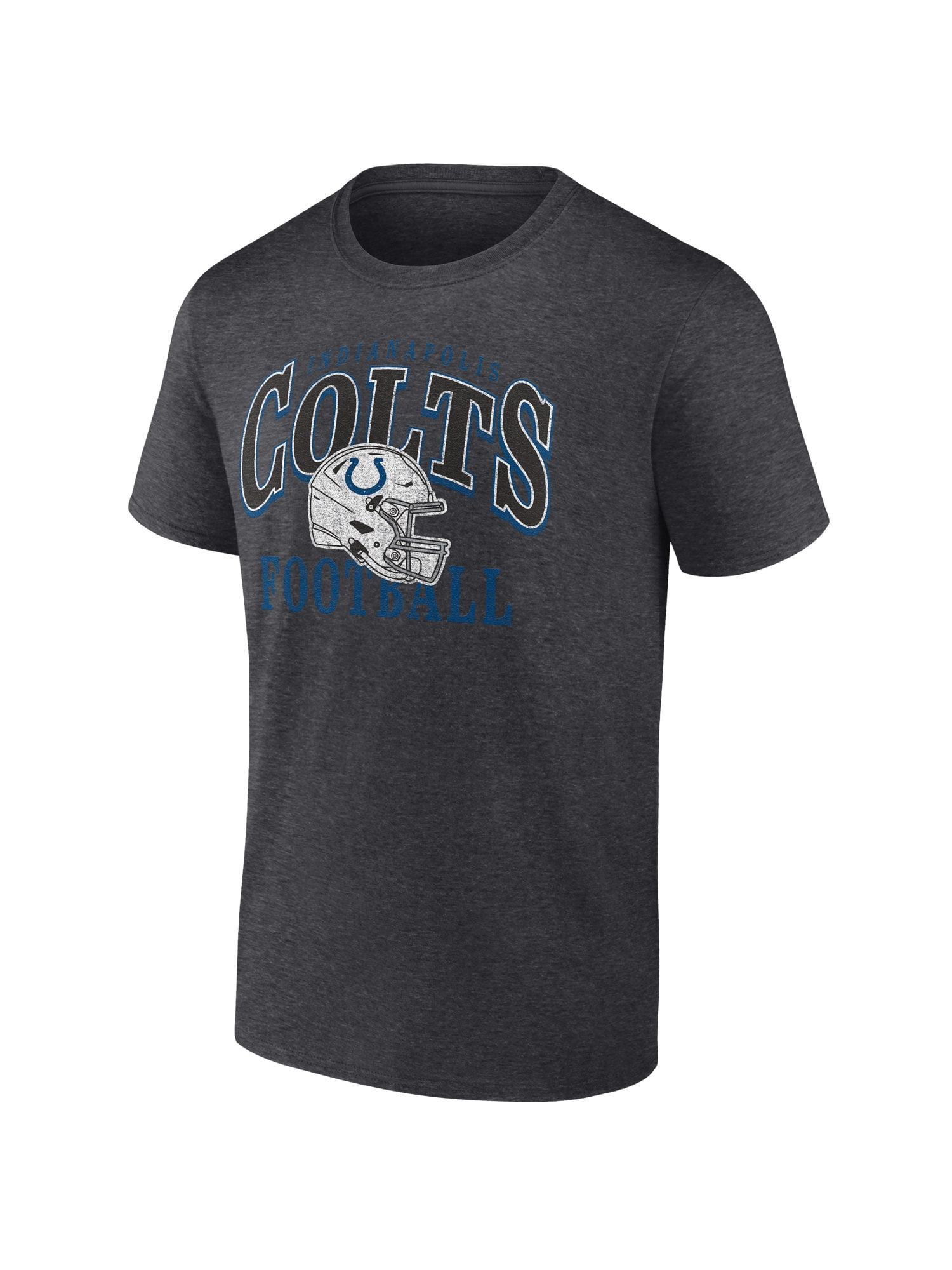 NFL Indianapolis Colts Men's Cotton Charcoal Heather Short Sleeve T-Shirt
