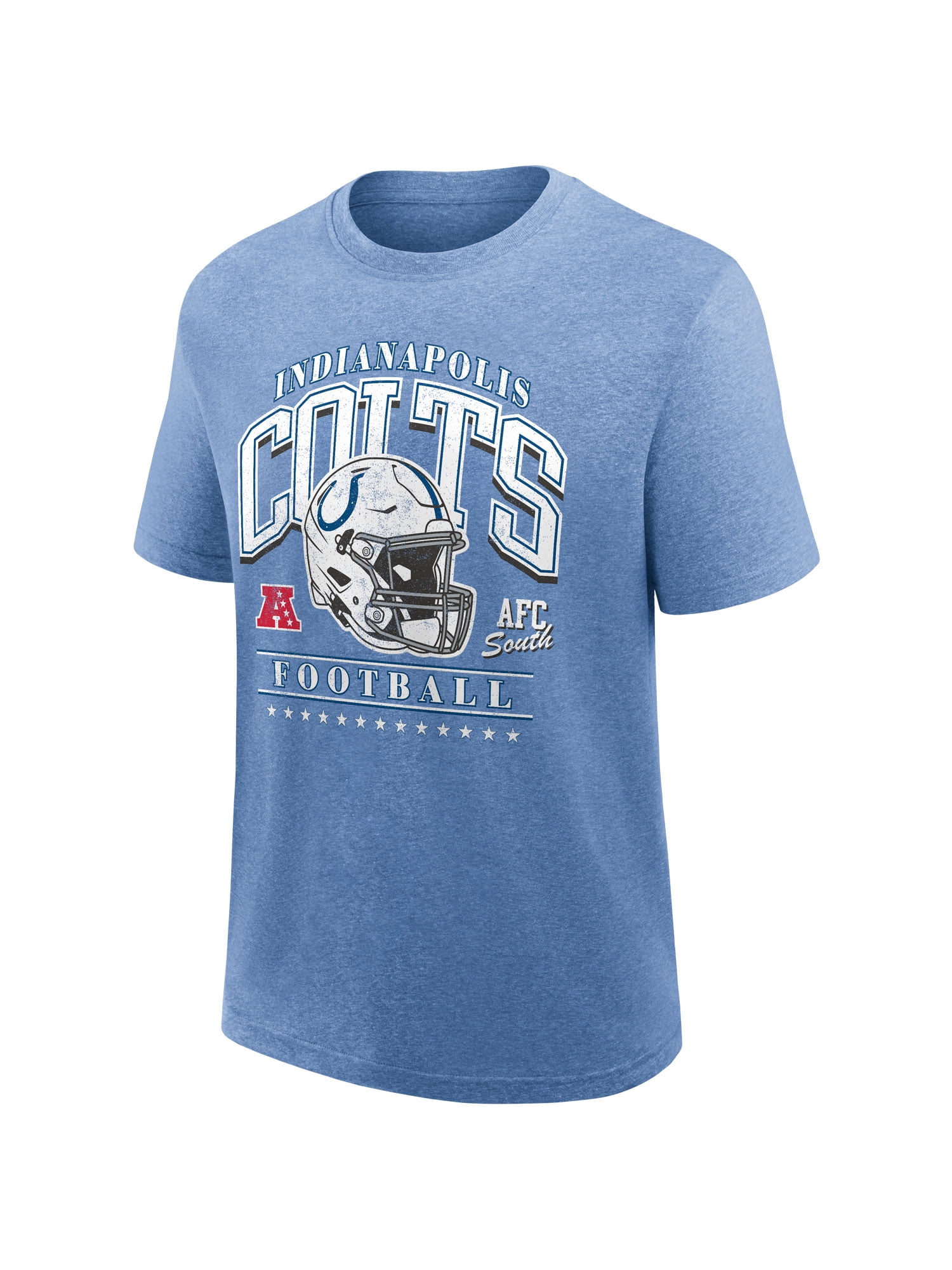 NFL Indianapolis Colts Men's Synthetic Blue Heather Short Sleeve T-Shirt