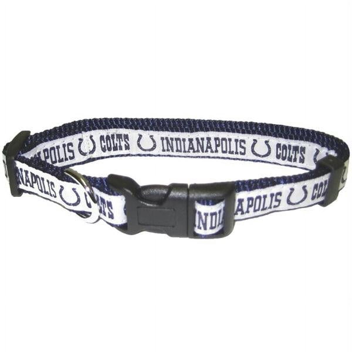 NFL Indianapolis Colts Strong, Durable, Heavy-Duty Dog Collar, Officially Licensed