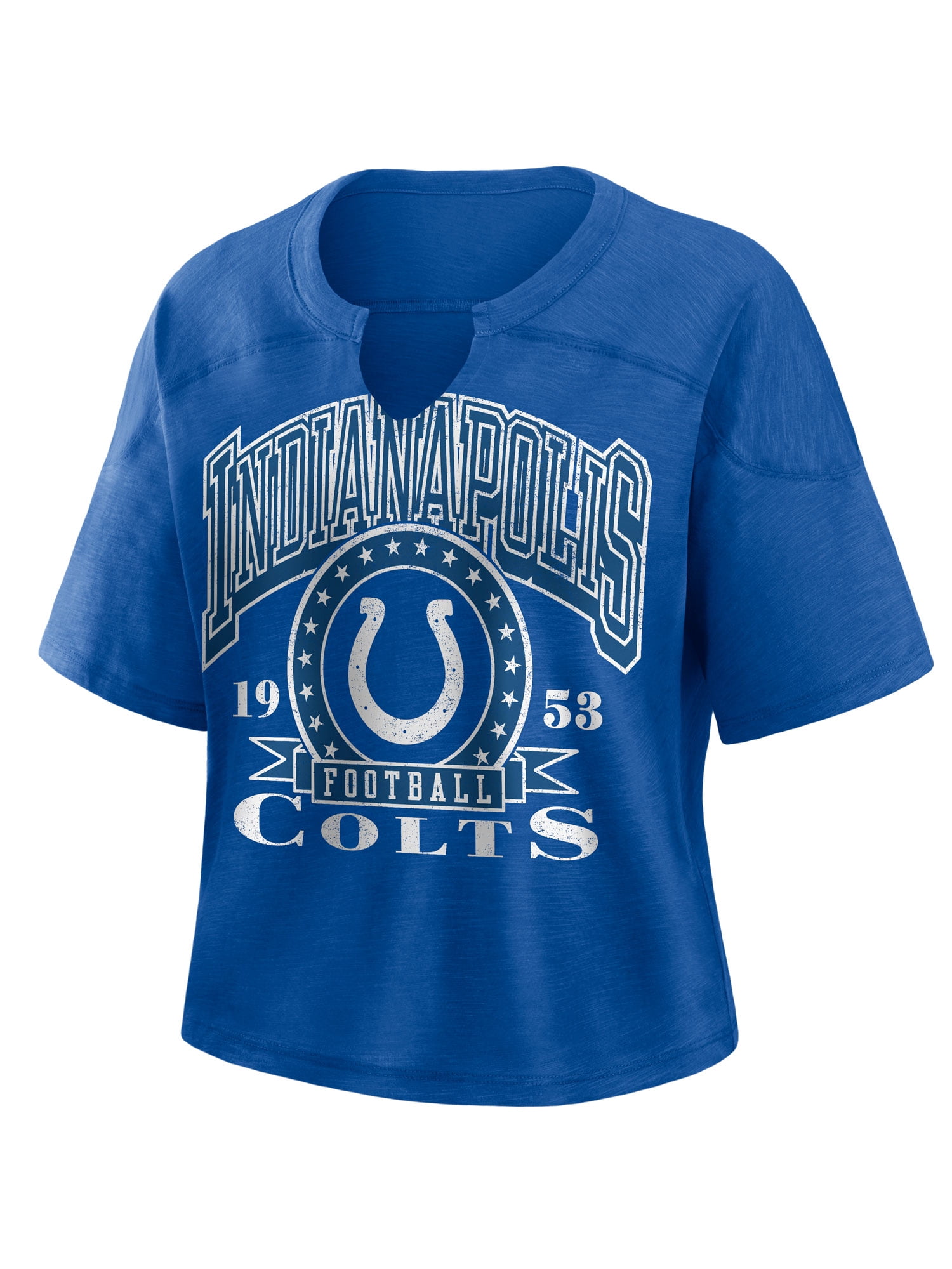 NFL Indianapolis Colts Women's Cotton Blue Short Sleeve T-Shirt