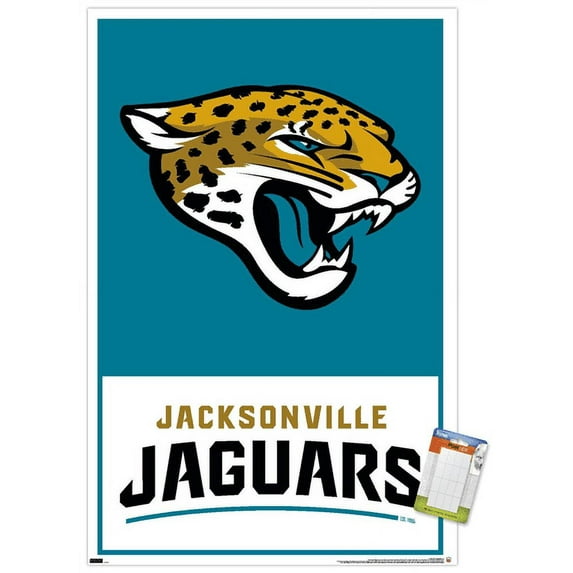 NFL Jacksonville Jaguars - Logo 21 Wall Poster, 22.375" x 34"