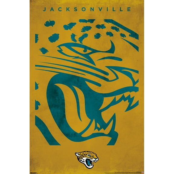 NFL Jacksonville Jaguars - Logo 25 Wall Poster, 22.375" x 34"