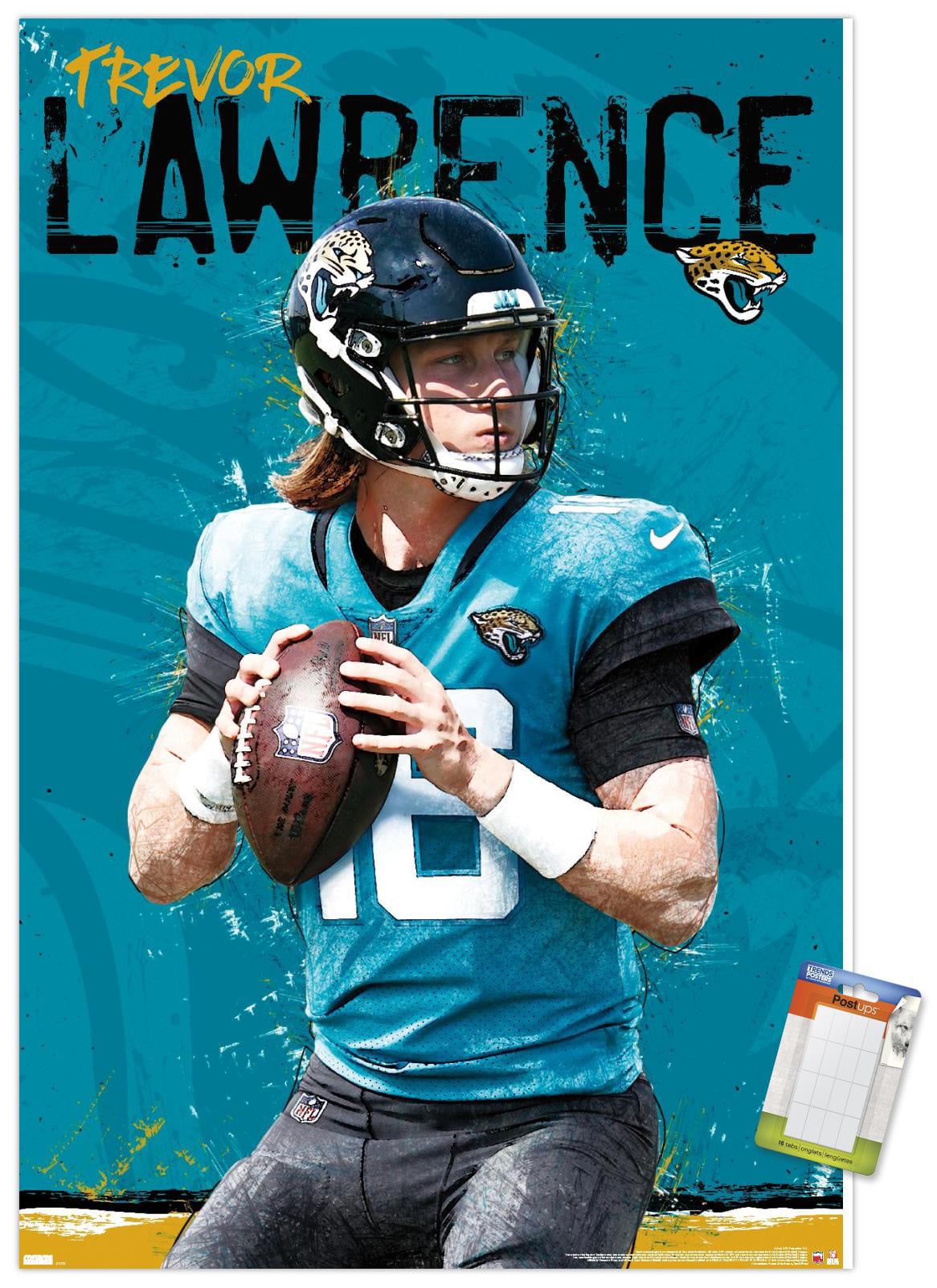 NFL Jacksonville Jaguars - Trevor Lawrence 21 Wall Poster, 14.725" x 22.375"