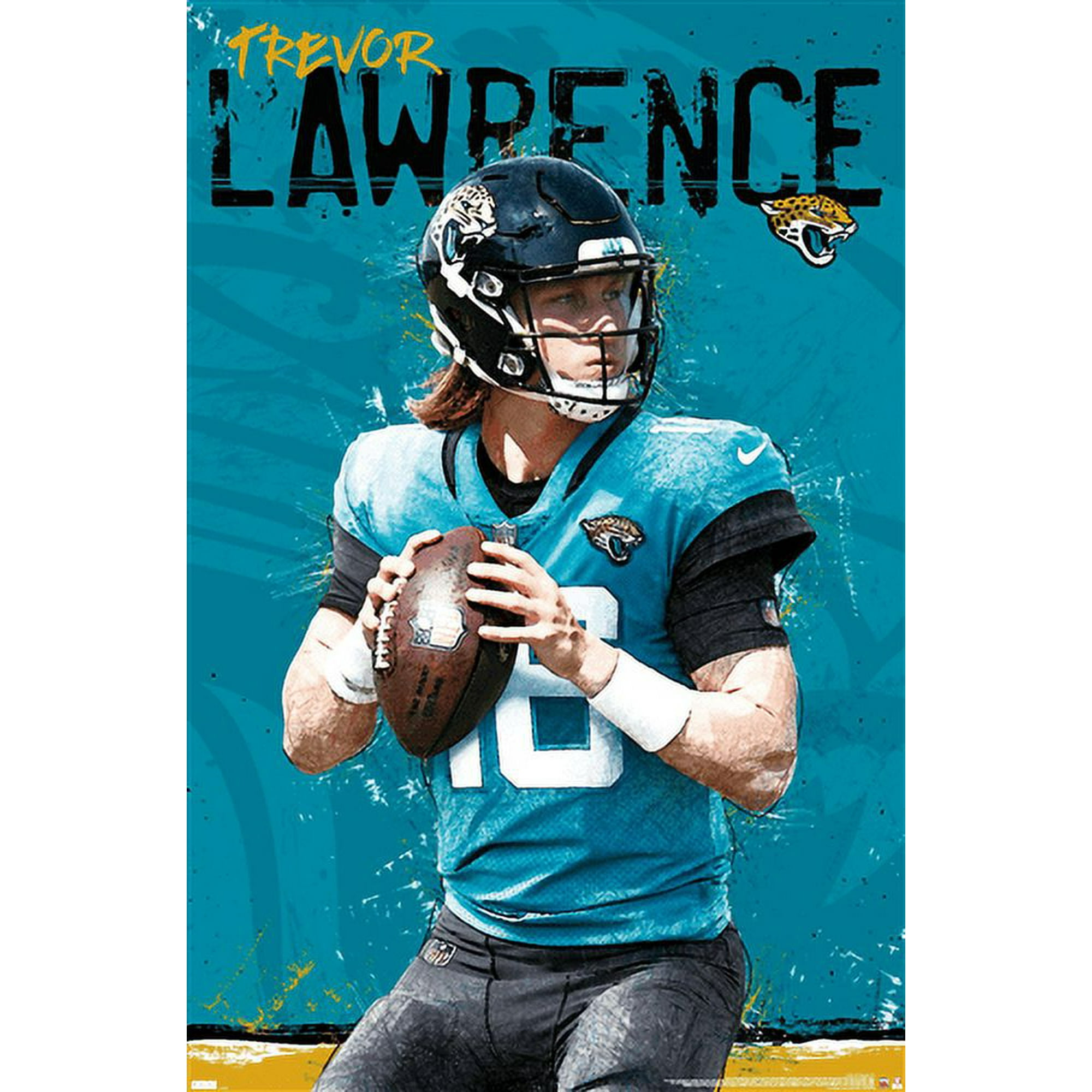 NFL Jacksonville Jaguars - Trevor Lawrence 21 Wall Poster, 22.375