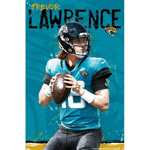 NFL Jacksonville Jaguars - Trevor Lawrence 21 Wall Poster, 22.375" x 34"