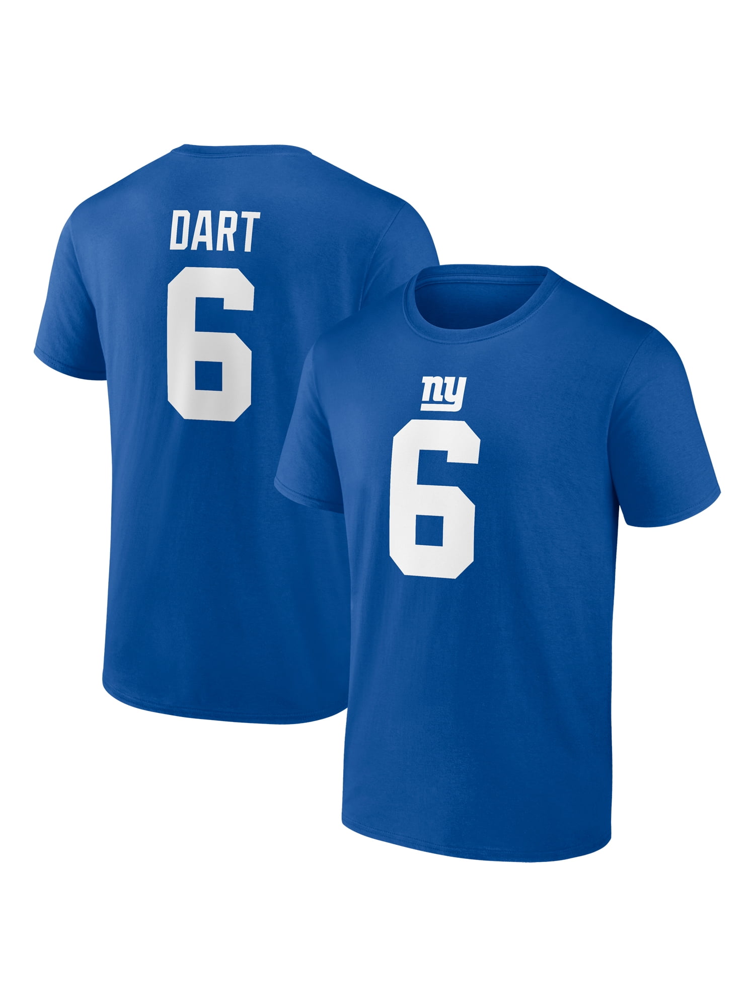 NFL Jaxson Dart New York Giants Men's Player Short Sleeve T-Shirt
