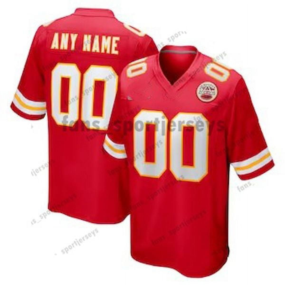 NFL_Jersey 2024 KC Travis Kelce Patrick Mahomes Football Super Jersey