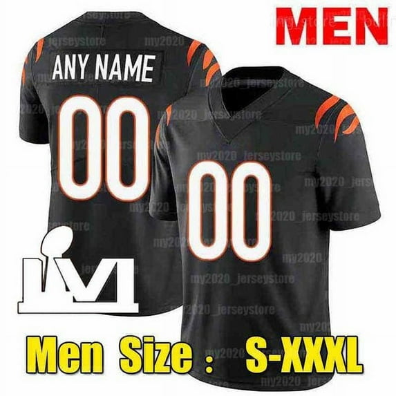 NFL_Jersey 9 Joe Burrow 1 JaMarr Chase Football Jersey 94 Sam Hubbard Tee Higgins Chidobe Awuzie Logan Wilson Cam Taylor-Britt Evan McPherson Joseph Ossai Bengals Boomer Esiason