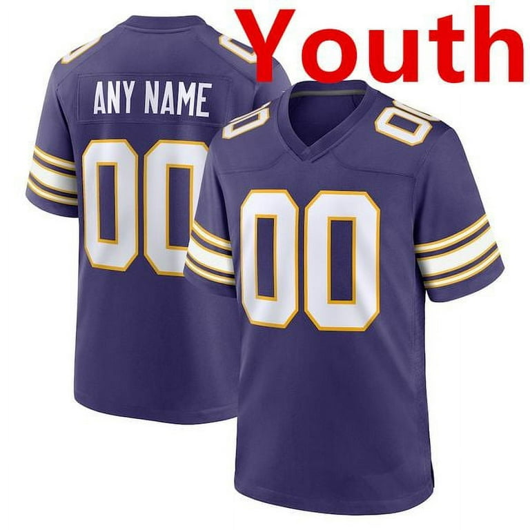 NFL Jersey Addison kids Joshua Dobbs Justin Jefferson Harrison Smith Kirk Cousins Patrick Peterson T.J. Hockenson Randy Moss Danielle Hunter Moritz Bohringer Football Jerseys Walmart