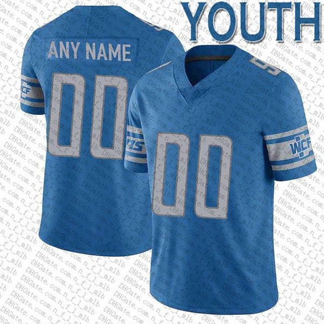 NFL_Jersey Custom 14 Amon Ra St Brown Sam LaPorta Football Jersey David ...