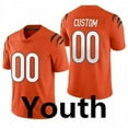 thumbnail image 1 of NFL_Jersey Football Jerseys Cincinnati''Bengals''custom 9 Joe Burrow 1 Ja'Marr Chase 28 Joe Mixon 22 Chidobe Awuzie 2 Evan McPherson 85 Tee Higgins 94 Sam Hubbard 29 Taylor-Britt, 1 of 7
