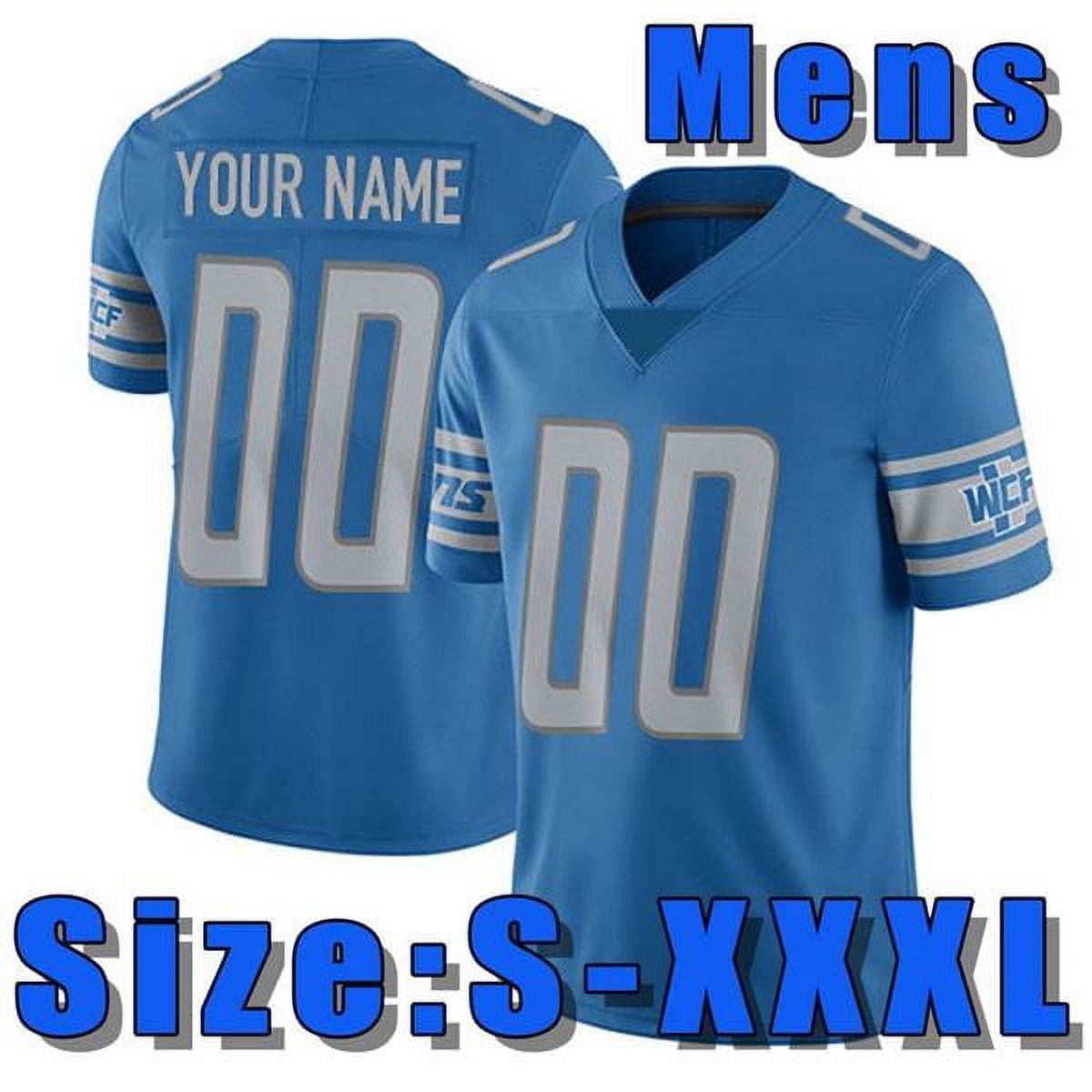 NFL_Jersey Jared Goff AmonRa St. Brown Football Jerseys Jahmyr Gibbs