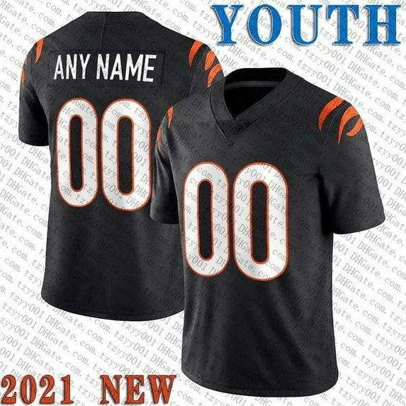 NFL_Jersey Joe Burrow Mixon JaMarr Chase Custom Football Jersey Tee Higgins Sam Hubbard Trey Hendrickson Logan Wilson Myles Murphy Tyler Boyd Ted Karras Mens Womens Youth KIDS