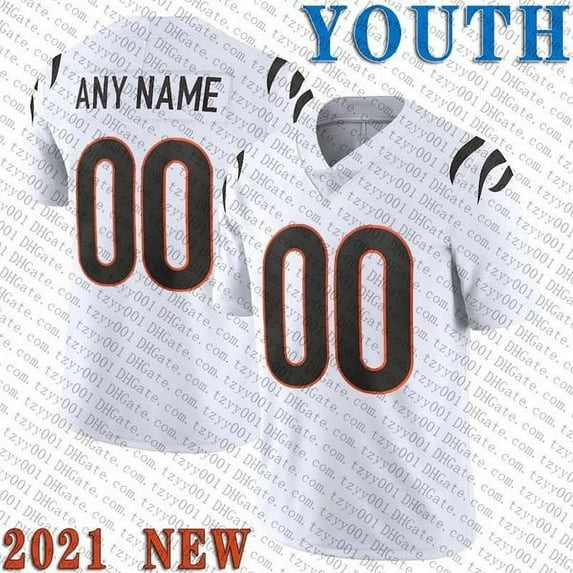 NFL_Jersey Joe Burrow Mixon JaMarr Chase Custom Football Jersey Tee Higgins Sam Hubbard Trey Hendrickson Logan Wilson Myles Murphy Tyler Boyd Ted Karras Mens Womens Youth KIDS
