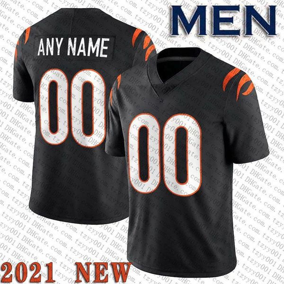 NFL_Jersey Joe Burrow Mixon JaMarr Chase Custom Football Jersey Tee