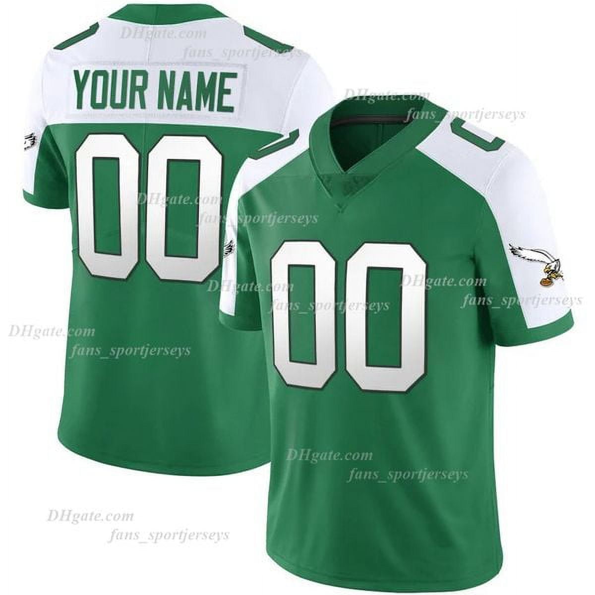 NFL_Jersey Kelly Green Jalen Hurts A.J. Brown Football Jersey Jason