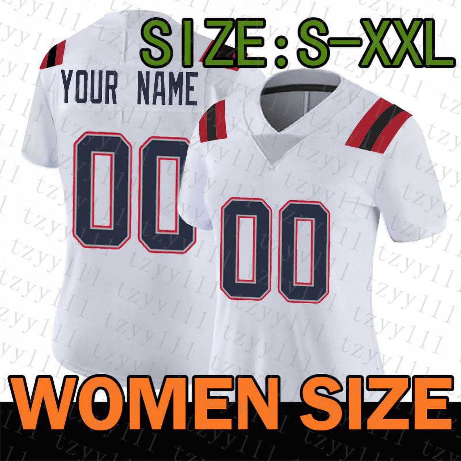 Patriots jersey size chart cheap
